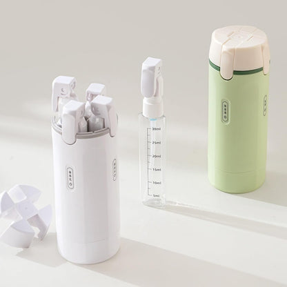 Home Vero Pack 4en1™ | Dispensador de Viaje a Prueba de Fugas para Shampoo, Loción y Gel